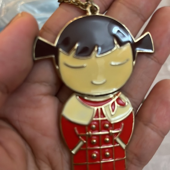 Manga Anime Charm Necklace Asian Qipao Kimono Girl Momiji Doll Japan Kawaii Core - Picture 3 of 6